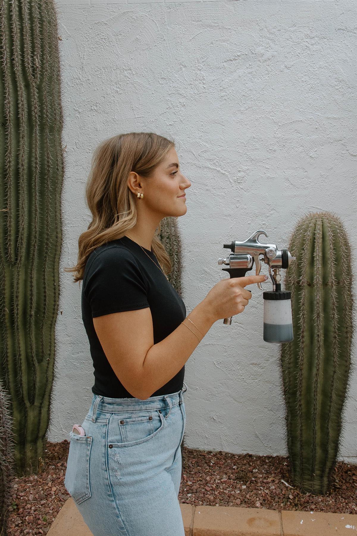 Kylee, owner and certified spray tan technician at Tanned By Ky in Gilbert, Arizona